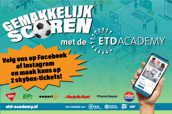 Winactie: Volg de ETD Academy en win 2 eredivisie Skybox tickets!